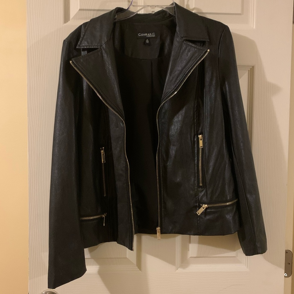 Concrad C leather jacket